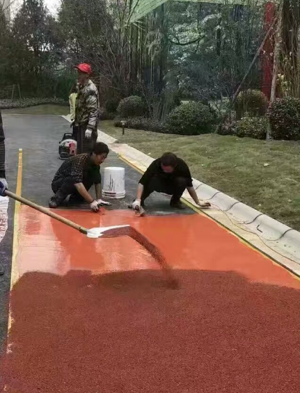 垫江彩色路面改色是提升路面美观性